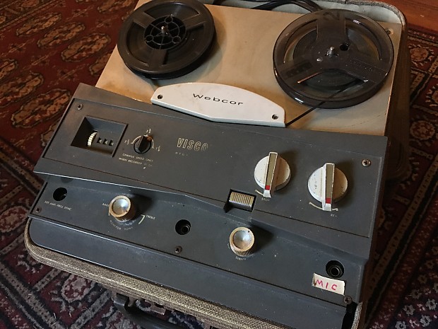 webcor viscount iv 4 track tape recorder